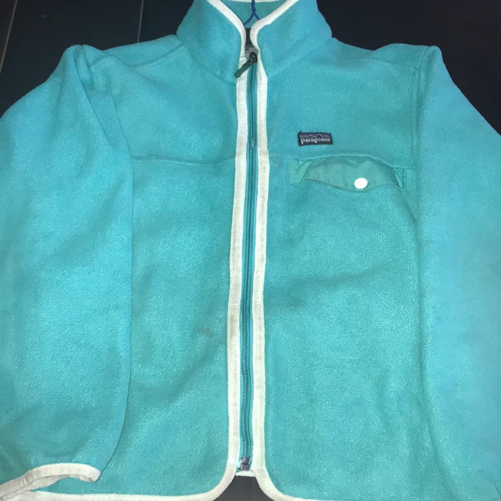 Patagonia full-zip MW fleece, size YS